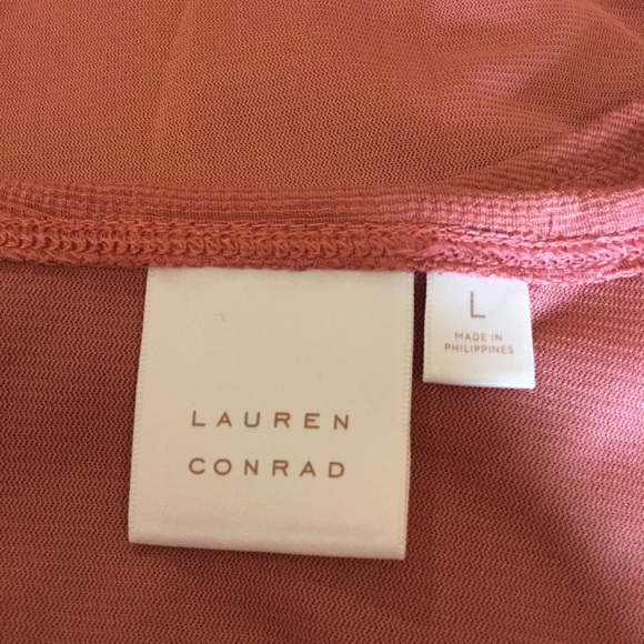 Lauren Conrad, Embroidered Front tan Colour, Size L - Picture 6 of 6